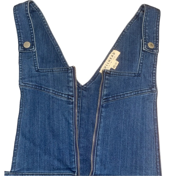 Bullhead Denim Jean Pull On Jumper Overall Dress - XS - Picture 7 of 13